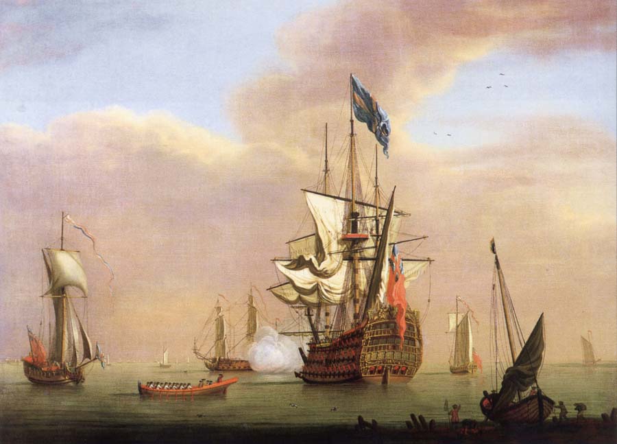 Monamy, Peter Stern view of the first-rate Britannia